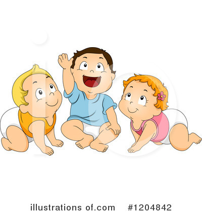 Royalty-Free (RF) Toddler Clipart Illustration by BNP Design Studio - Stock Sample #1204842