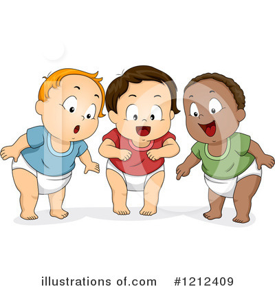 Royalty-Free (RF) Toddler Clipart Illustration by BNP Design Studio - Stock Sample #1212409
