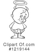 Toddler Clipart #1219144 by LaffToon
