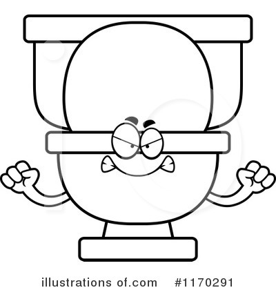 Toilet Clipart #1170291 by Cory Thoman