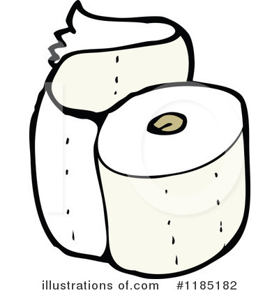 Royalty-Free (RF) Toilet Paper Clipart Illustration by lineartestpilot - Stock Sample #1185182