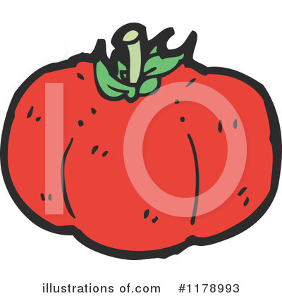 Royalty-Free (RF) Tomato Clipart Illustration by lineartestpilot - Stock Sample #1178993