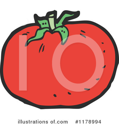Royalty-Free (RF) Tomato Clipart Illustration by lineartestpilot - Stock Sample #1178994