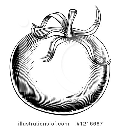 Royalty-Free (RF) Tomato Clipart Illustration by AtStockIllustration - Stock Sample #1216667