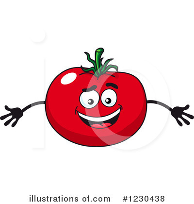 Royalty-Free (RF) Tomato Clipart Illustration by Vector Tradition SM - Stock Sample #1230438