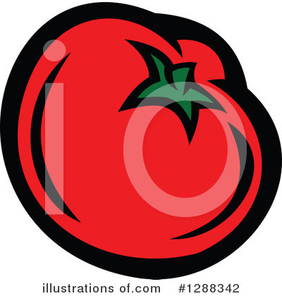 Royalty-Free (RF) Tomato Clipart Illustration by Vector Tradition SM - Stock Sample #1288342