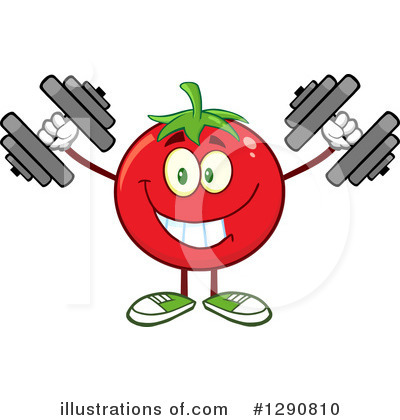 Royalty-Free (RF) Tomato Clipart Illustration by Hit Toon - Stock Sample #1290810