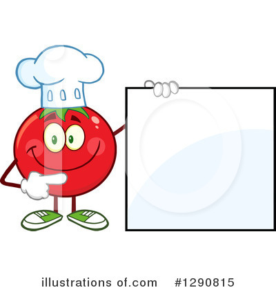 Royalty-Free (RF) Tomato Clipart Illustration by Hit Toon - Stock Sample #1290815
