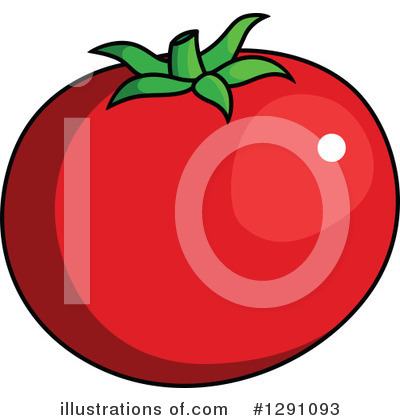 Tomato Clipart #1291093 by Vector Tradition SM