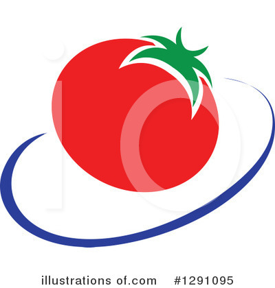 Royalty-Free (RF) Tomato Clipart Illustration by Vector Tradition SM - Stock Sample #1291095