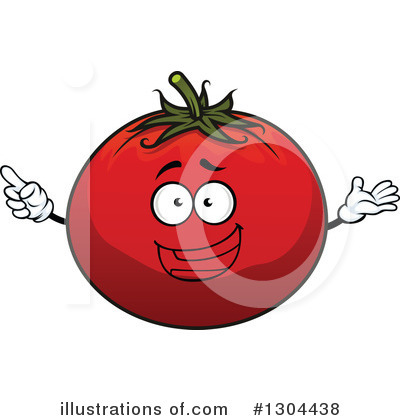 Royalty-Free (RF) Tomato Clipart Illustration by Vector Tradition SM - Stock Sample #1304438