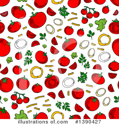 Royalty-Free (RF) Tomato Clipart Illustration by Vector Tradition SM - Stock Sample #1390427