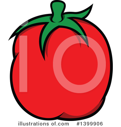 Royalty-Free (RF) Tomato Clipart Illustration by dero - Stock Sample #1399906