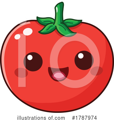 Royalty-Free (RF) Tomato Clipart Illustration by yayayoyo - Stock Sample #1787974