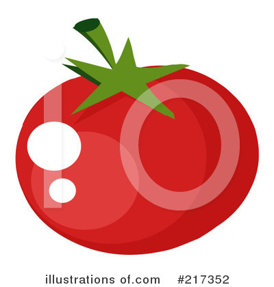 Royalty-Free (RF) Tomato Clipart Illustration by Hit Toon - Stock Sample #217352