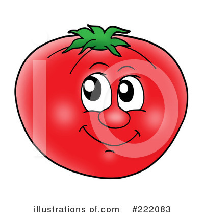 Royalty-Free (RF) Tomato Clipart Illustration by visekart - Stock Sample #222083