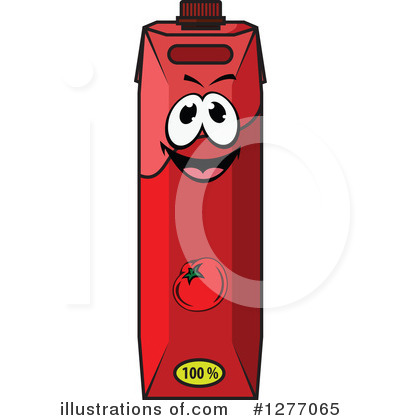Royalty-Free (RF) Tomato Juice Clipart Illustration by Vector Tradition SM - Stock Sample #1277065