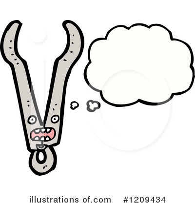 Royalty-Free (RF) Tongs Clipart Illustration by lineartestpilot - Stock Sample #1209434