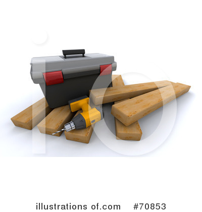 Royalty-Free (RF) Tool Box Clipart Illustration by KJ Pargeter - Stock Sample #70853