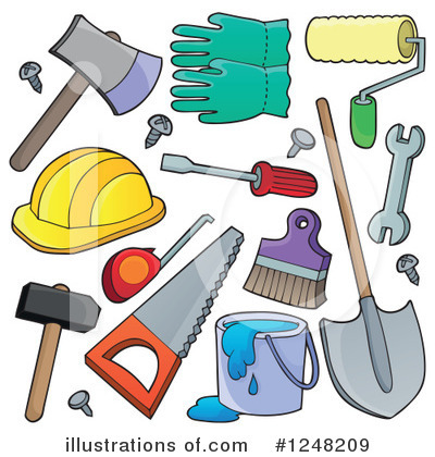 Royalty-Free (RF) Tool Clipart Illustration by visekart - Stock Sample #1248209