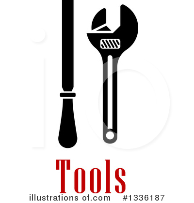 Wrenches Clipart #1336187 by Vector Tradition SM