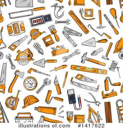 Wrenches Clipart #1417622 by Vector Tradition SM