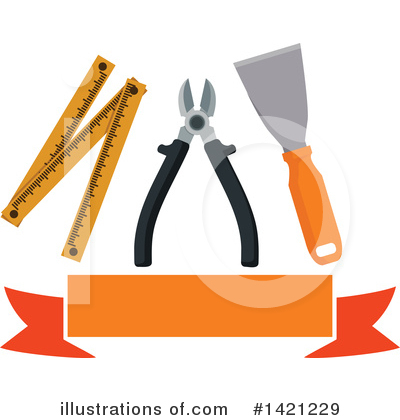Pliers Clipart #1421229 by Vector Tradition SM