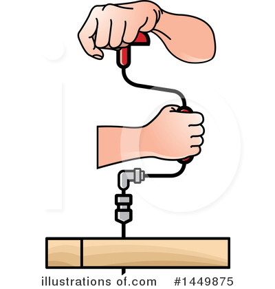 Drill Clipart #1449875 by Lal Perera