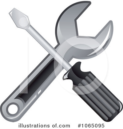 Royalty-Free (RF) Tools Clipart Illustration by Vector Tradition SM - Stock Sample #1065095