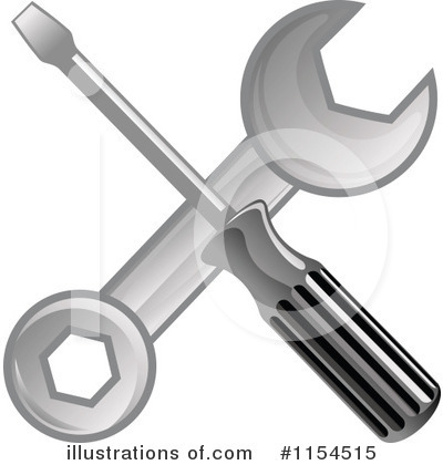 Screwdriver Clipart #1154515 by Vector Tradition SM