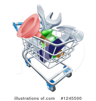 Shopping Clipart #1245500 by AtStockIllustration
