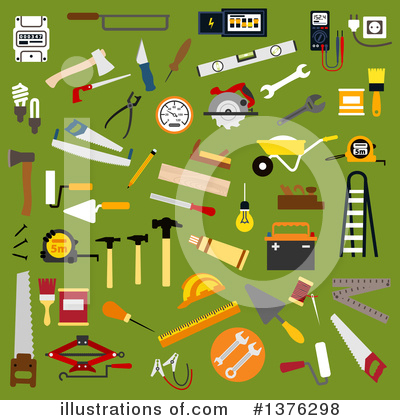 Royalty-Free (RF) Tools Clipart Illustration by Vector Tradition SM - Stock Sample #1376298