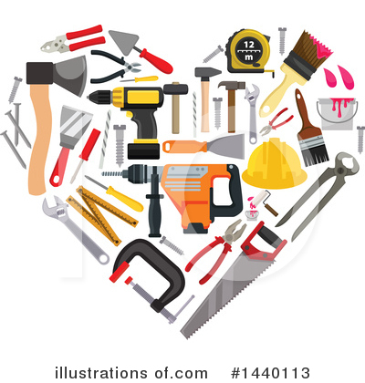 Carpentry Clipart #1440113 by Vector Tradition SM