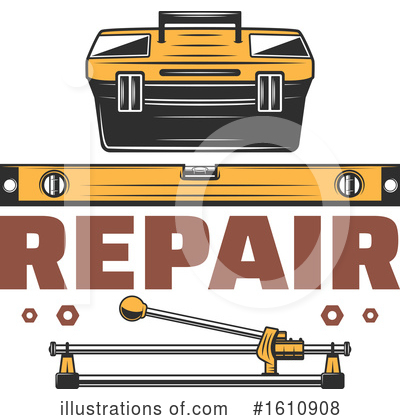 Royalty-Free (RF) Tools Clipart Illustration by Vector Tradition SM - Stock Sample #1610908