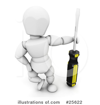 Royalty-Free (RF) Tools Clipart Illustration by KJ Pargeter - Stock Sample #25622