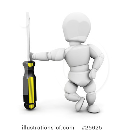 Royalty-Free (RF) Tools Clipart Illustration by KJ Pargeter - Stock Sample #25625