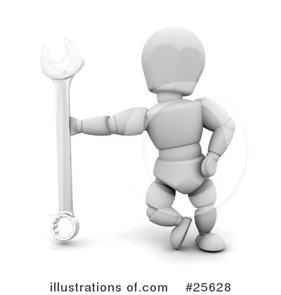 Royalty-Free (RF) Tools Clipart Illustration by KJ Pargeter - Stock Sample #25628