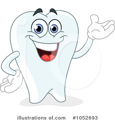 Royalty-Free (RF) Tooth Character Clipart Illustration by yayayoyo - Stock Sample #1052693