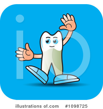 Royalty-Free (RF) Tooth Clipart Illustration by Lal Perera - Stock Sample #1098725