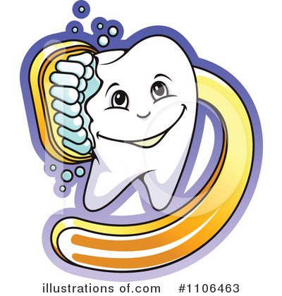 Royalty-Free (RF) Tooth Clipart Illustration by Vector Tradition SM - Stock Sample #1106463