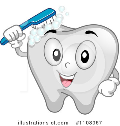 Tooth Brush Clipart #1108967 by BNP Design Studio