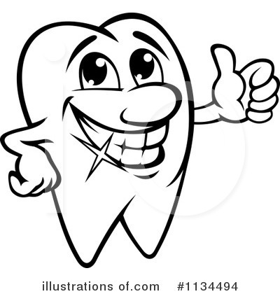 Royalty-Free (RF) Tooth Clipart Illustration by Vector Tradition SM - Stock Sample #1134494