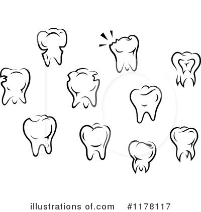 Royalty-Free (RF) Tooth Clipart Illustration by Vector Tradition SM - Stock Sample #1178117