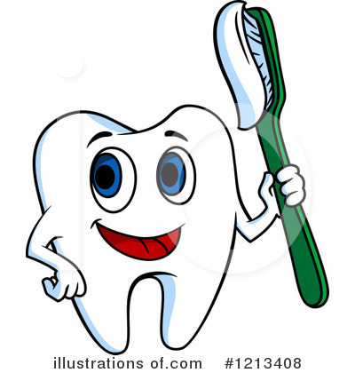 Royalty-Free (RF) Tooth Clipart Illustration by Vector Tradition SM - Stock Sample #1213408