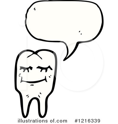 Royalty-Free (RF) Tooth Clipart Illustration by lineartestpilot - Stock Sample #1216339