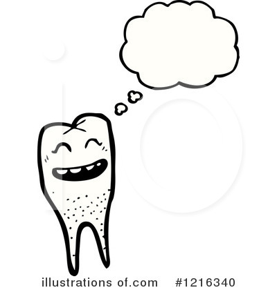 Royalty-Free (RF) Tooth Clipart Illustration by lineartestpilot - Stock Sample #1216340