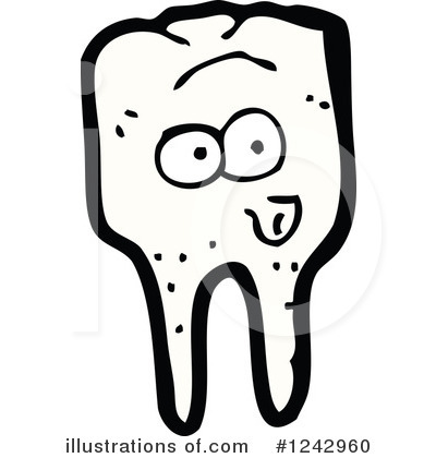 Royalty-Free (RF) Tooth Clipart Illustration by lineartestpilot - Stock Sample #1242960