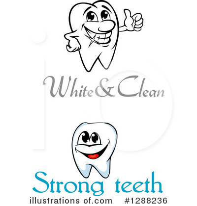 Royalty-Free (RF) Tooth Clipart Illustration by Vector Tradition SM - Stock Sample #1288236