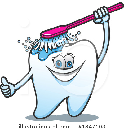 Royalty-Free (RF) Tooth Clipart Illustration by Vector Tradition SM - Stock Sample #1347103