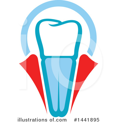Royalty-Free (RF) Tooth Clipart Illustration by Vector Tradition SM - Stock Sample #1441895